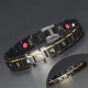 The Mani mantra enhances healing, while Germanium Titanium promotes energy protection
