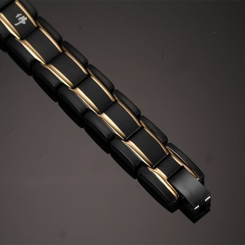 The Mani mantra enhances healing, while Germanium Titanium promotes energy protection