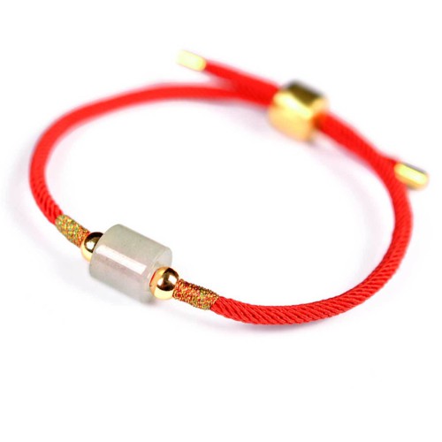 Aventurine attracts prosperity and the red string enhances confidence and positive energy Aventurine attracts prosperity and the red string enhances confidence and positive energy