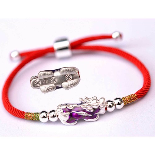 Pixiu brings wealth and protection, while silver enhances clarity and focus