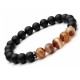 Agate and Hematite provide balancing and protective qualities, fostering stability