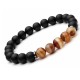 Agate and Hematite provide balancing and protective qualities, fostering stability Agate and Hematite provide balancing and protective qualities, fostering stability