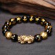 Black Obsidian protects, and Pixiu attracts wealth, prosperity, and good fortune Black Obsidian protects, and Pixiu attracts wealth, prosperity, and good fortune