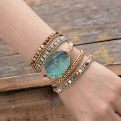 Blue Earth Jasper provides grounding, protection, and emotional stability Blue Earth Jasper provides grounding, protection, and emotional stability