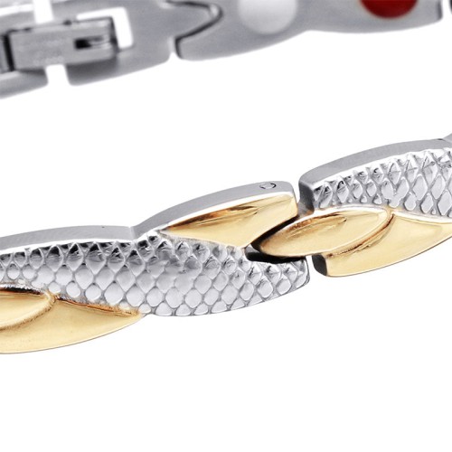 The dragon scale design symbolizes strength and protection, while magnetic therapy promotes vitality