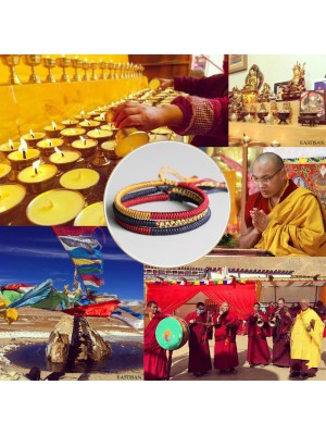The knots symbolize protection and harmony, promoting peace of mind and spiritual balance