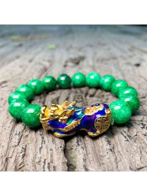 Jade attracts abundance, while Pixiu offers protection and wealth
