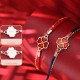 The four-leaf clover symbolizes luck and brings blessings, positivity, and fortune The four-leaf clover symbolizes luck and brings blessings, positivity, and fortune