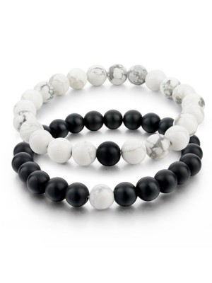 Yin and Yang symbolize balance, and the beads enhance harmony and energy flow