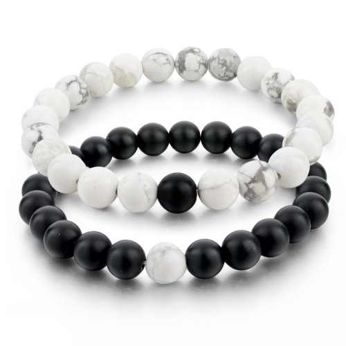 Yin and Yang symbolize balance, and the beads enhance harmony and energy flow Yin and Yang symbolize balance, and the beads enhance harmony and energy flow