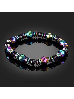 Magnetic Hematite promotes wellness and healing, and the rainbow color enhances positivity