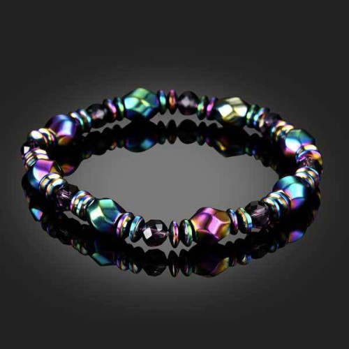 Magnetic Hematite promotes wellness and healing, and the rainbow color enhances positivity Magnetic Hematite promotes wellness and healing, and the rainbow color enhances positivity