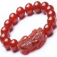 Red Agate attracts wealth and abundance, and the Pixiu provides protection and good fortune Red Agate attracts wealth and abundance, and the Pixiu provides protection and good fortune
