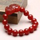Red Agate attracts wealth and abundance, and the Pixiu provides protection and good fortune Red Agate attracts wealth and abundance, and the Pixiu provides protection and good fortune