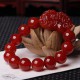 Red Agate attracts wealth and abundance, and the Pixiu provides protection and good fortune Red Agate attracts wealth and abundance, and the Pixiu provides protection and good fortune