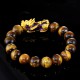Tiger's Eye attracts wealth and success, while Pixiu provides protection and good fortune Tiger's Eye attracts wealth and success, while Pixiu provides protection and good fortune