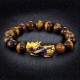 Tiger's Eye attracts wealth and success, while Pixiu provides protection and good fortune Tiger's Eye attracts wealth and success, while Pixiu provides protection and good fortune