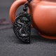 Dragon and Phoenix Obsidian Balancing Necklace - Love Union & Family Blessing Dragon and Phoenix Obsidian Balancing Necklace - Love Union & Family Blessing