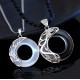 Obsidian Dragon and Opal Phoenix Couple Protection Necklace - Marriage Harmony & Home Safety