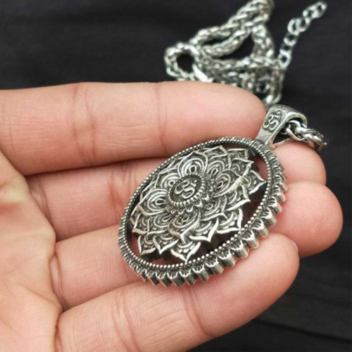 Mandala Spirituality Lotus Pendant Necklace - Enlightenment & Karma Cleansing Mandala Spirituality Lotus Pendant Necklace - Enlightenment & Karma Cleansing