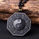 Yin and Yang Black Obsidian Positivity Necklace - Life Balance & Confidence Boost Yin and Yang Black Obsidian Positivity Necklace - Life Balance & Confidence Boost