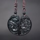 Dragon and Phoenix Obsidian Balancing Necklace - Love Union & Family Blessing Dragon and Phoenix Obsidian Balancing Necklace - Love Union & Family Blessing