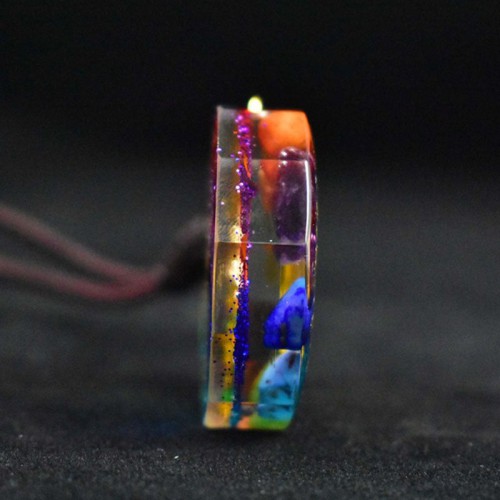 7 Chakra Orgonite Energy Pendant Necklace - Aura Cleansing & Stress Relief 7 Chakra Orgonite Energy Pendant Necklace - Aura Cleansing & Stress Relief