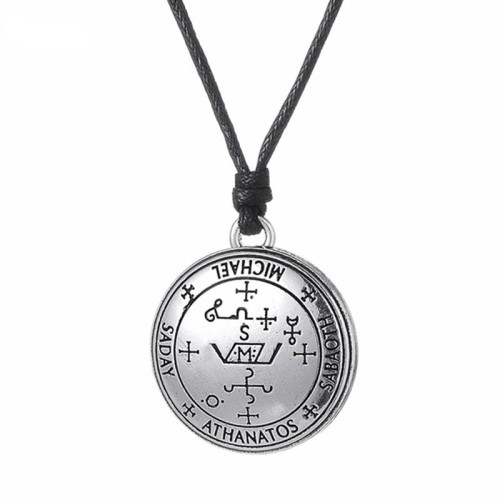 Archangel Michael Sigil Amulet Pendant - Divine Justice & Victory Shield