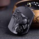Black Obsidian Wolf Pendant Necklace - Leadership Power & Pack Loyalty Black Obsidian Wolf Pendant Necklace - Leadership Power & Pack Loyalty