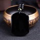 Black Obsidian Wolf Pendant Necklace - Leadership Power & Pack Loyalty Black Obsidian Wolf Pendant Necklace - Leadership Power & Pack Loyalty