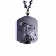 Black Obsidian Wolf Pendant Necklace - Leadership Power & Pack Loyalty Black Obsidian Wolf Pendant Necklace - Leadership Power & Pack Loyalty