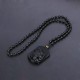 Black Obsidian Wolf Pendant Necklace - Leadership Power & Pack Loyalty Black Obsidian Wolf Pendant Necklace - Leadership Power & Pack Loyalty