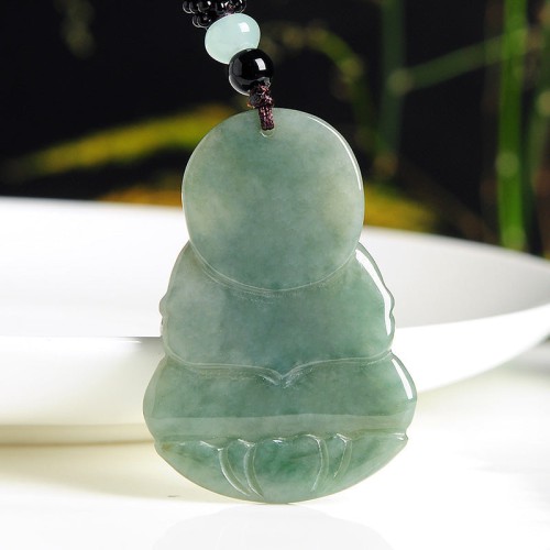 Healing Buddha Jade Necklace - Longevity & Wisdom Enlightenment Healing Buddha Jade Necklace - Longevity & Wisdom Enlightenment