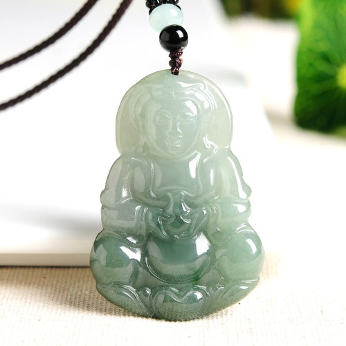 Healing Buddha Jade Necklace - Longevity & Wisdom Enlightenment Healing Buddha Jade Necklace - Longevity & Wisdom Enlightenment
