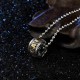 Tibetan Om Mani Padme Hum Lotus Pendant - Wisdom Enlightenment & Universal Compassion