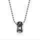 Tibetan Om Mani Padme Hum Lotus Pendant - Wisdom Enlightenment & Universal Compassion