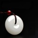 Natural White Jade Purity Necklace - Spiritual Clarity & Moral Integrity Natural White Jade Purity Necklace - Spiritual Clarity & Moral Integrity