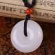 Natural White Jade Purity Necklace - Spiritual Clarity & Moral Integrity Natural White Jade Purity Necklace - Spiritual Clarity & Moral Integrity
