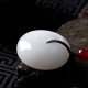 Natural White Jade Purity Necklace - Spiritual Clarity & Moral Integrity Natural White Jade Purity Necklace - Spiritual Clarity & Moral Integrity