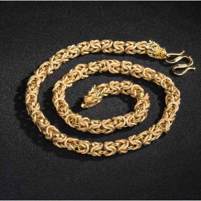 Gold Eternal Dragon Link Chain - Authority & Eternal Fortune