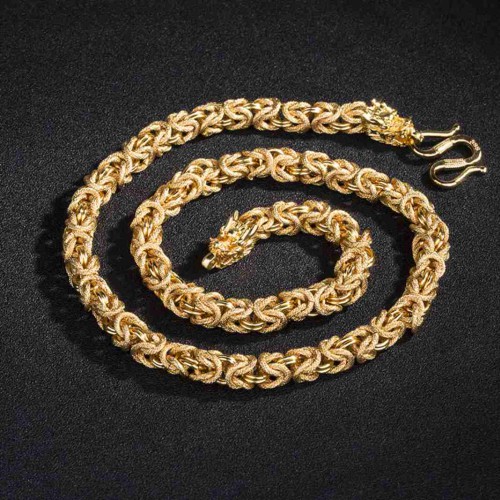 Gold Eternal Dragon Link Chain - Authority & Eternal Fortune Gold Eternal Dragon Link Chain - Authority & Eternal Fortune