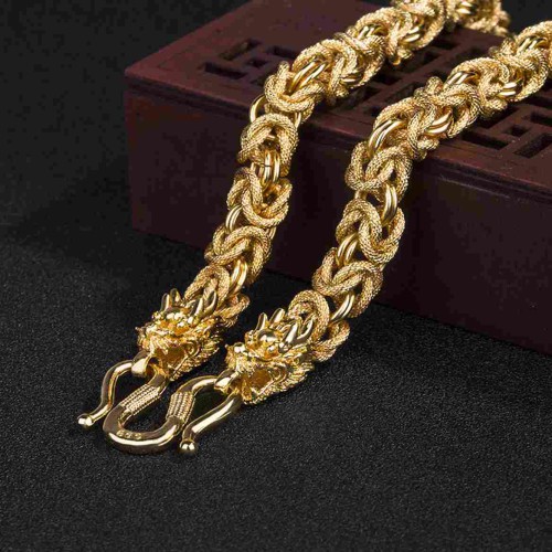 Gold Eternal Dragon Link Chain - Authority & Eternal Fortune Gold Eternal Dragon Link Chain - Authority & Eternal Fortune