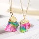 Watermelon Tourmaline Necklace - Emotional Healing & Heart Chakra Activation Watermelon Tourmaline Necklace - Emotional Healing & Heart Chakra Activation