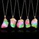 Watermelon Tourmaline Necklace - Emotional Healing & Heart Chakra Activation Watermelon Tourmaline Necklace - Emotional Healing & Heart Chakra Activation
