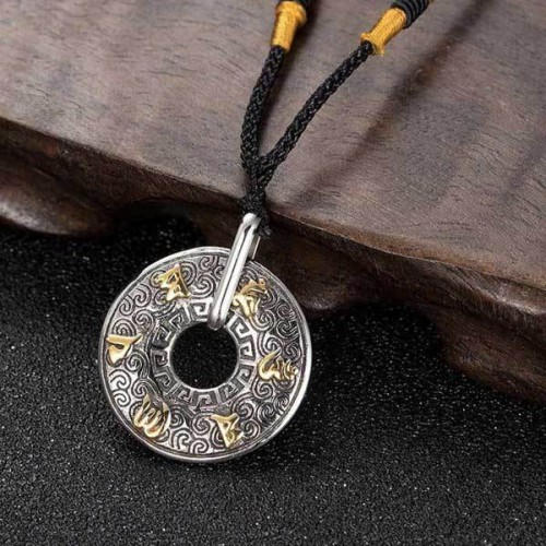 Tibetan Mani Mantra Necklace - Om Mani Padme Hum - Soul Elevation & Destiny Alignment