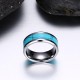 Natural Turquoise Tungsten Ring Natural Turquoise Tungsten Ring