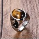 Natural Stone Yin Yang Positivity Ring