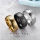 Heart Sutra Titanium Steel Ring Heart Sutra Titanium Steel Ring