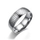 Heart Sutra Titanium Steel Ring Heart Sutra Titanium Steel Ring