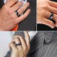 Heart Sutra Titanium Steel Ring Heart Sutra Titanium Steel Ring